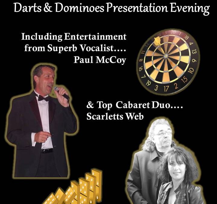 Darts & Dominoes Presentation – November 17th 2023 (Free Entry)