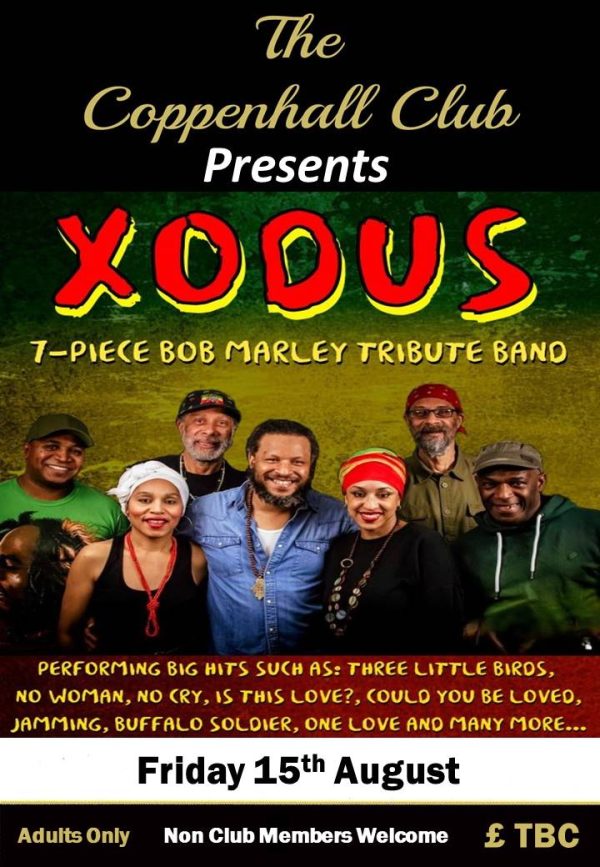 Xodus... A Tribute To Bob Marley & The Wailers - August 15th